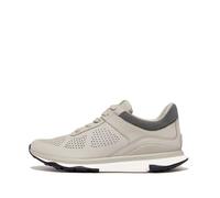 Fitflop Vitamin FFX Mens PERF Nubuck Sports Sneakers Shoe, Clay Grey/Urban White, 8 UK