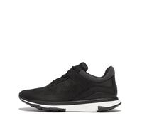 Fitflop Women's Vitamin FFX PERF Nubuck Sports Sneakers Shoe, Black, 6 UK