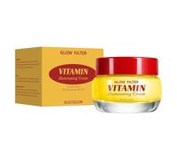 Vitamin Glow Filter Face Cream, Light Moisturising Cream, Hydrating Face Cream for Pale and Uneven Skin Tones, Radiance Boost Daily Skin Care for Women (1 Piece)