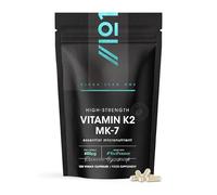 Vitamin K2 MK-7 600mcg - 120 Vegan Capsules - Fermented Natto Based Vegan Vitamin K - Supports Bone Health - Resealable and Recyclable Pouch by Alpha01