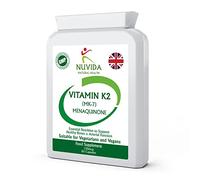 Vitamin K2 MK-7 High Strength Capsules • 120 Capsules | Contributes to the Maintenance of Normal Bones & Normal Blood Clotting • UK Manufactured • Vegan Friendly