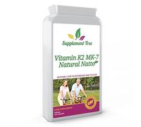Vitamin K2 MK-7 Natto 100mcg 120 Capsules - VIT K Bone and Joint Support - UK Manufactured GMP Quality Assurance