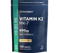 Vitamin K2 MK7 600mcg | 120 Tablets (Not Capsules) | High Strength Vitamin K2 Menaquinone MK-7 Supplement | Bioavailable Formula for Men & Women | Suitable for Vegans | by Horbaach