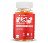 Vitamin Planet Creatine Monohydrate 5000mg | 45 Vegan Gummies | Natural Strawberry Flavour | Supports Muscle Growth, Performance & Recovery | Zero Sugar | Pre-workout Support For Men & Women | UK Made