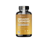 Vitamin Planet Turmeric with Ginger & Black Pepper | 2500mg 50:1 Extract | 95% Curcumin | 365 Vegan Tablets | 1 Year Supply | Easy to Swallow | Non-GMO | GMP Manufactured
