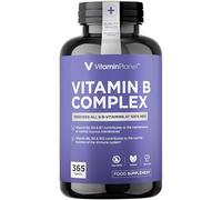 Vitamin Planet Vitamin B Complex | All 8 B-Vitamins at 100% NRV | 365 Vegan Tablets | 1 Year Supply | Supports Immunity & Energy Metabolism | Easy to Swallow | Non-GMO | Made in the UK