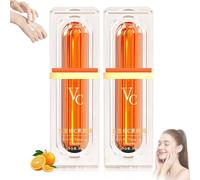 VitaminC Makeup Tone Up Cream,Five VitaminC Tone-Up Cream,Moisturizing Brightening Concealer,Natural-Looking Finish,Lightweight Long Lasting,Portable And Easy To Use,for Various Of Skin(2PCS)