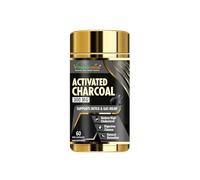 Vitaminnica Activated Charcoal 300mg | 60 Capsules | Vegan & Natural | Digestion Supplement for Gut, Supports Detox | for Bloating Relief, Gas, Digestion, Flatulence