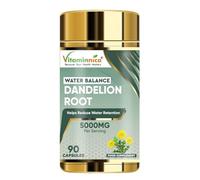 Vitaminnica Dandelion Root Capsules High Strength 5000mg - 90 Vegan Herbal Supplements | Natural Liver Cleanse Detox Support & Fluid Balance