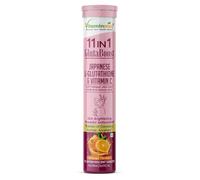 Vitaminnica Gluta Boost 11-in-1 Effervescent Tablets with Japanese L-Glutathione, Collagen, & Hyaluronic Acid | Skin Radiance & Beauty Supplement | 15 Tablets (Pack of 1, Orange)