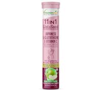 Vitaminnica Gluta Boost 11-in-1 Effervescent Tablets with Japanese L-Glutathione, Collagen, & Hyaluronic Acid | Skin Radiance & Beauty Supplement | 15 Tablets (Pack of 1, Green Apple)