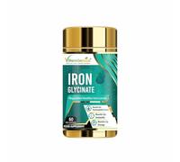 Vitaminnica Iron Glycinate Capsules with Vitamin C | 60 Veg Capsules | High Absorption Supplement for Energy & Wellness | Vegan Supplements for Women and Men - Ferrous Fumarate