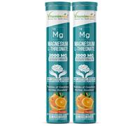 Vitaminnica Magnesium L-Threonate 2000 mg | Ultra-Absorbable Brain Magnesium for Cognitive Support - Enhances Memory, Focus, Mental Clarity & Sleep Quality | Vegan, Non-GMO, Gluten-Free (Pack of 2)