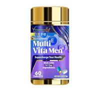 Vitaminnica Multi Vita Men - Advanced Multivitamin 60 Tablets for Men | Energy, Immunity, Muscle Function, Heart Health & Vitality | 25+ Essential Vitamins & Minerals