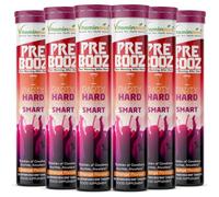 Vitaminnica Pre Booz- 20 Effervescent Tablets | Party Wellness Support | Electrolytes, Vitamins & Minerals | Supports Hydration & Energy | Orange Flavour (Pack of 6)