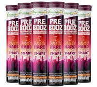 Vitaminnica Pre Booz Antihangover Supplement | Pack of 6, Natural Pre-Drinking Formula for Hangover Prevention, Supports Hydration, Liver Detox, & Energy Boost with Vitamins, Electrolytes, and Antioxi