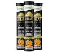 Vitaminnica Pure Himalayan Shilajit- 60 Effervescent Tablets- Orange Flavour | Energy, Strength, Stamina & Recovery Support