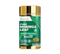Vitaminnica Pure Moringa Leaf | Natural Wellness & Health Support- 60 Veg Capsules | Ideal for Daily Nutrition, Energy, and Vitality | Suitable for Men, Women & All Age Groups