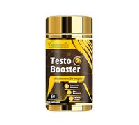 Vitaminnica Testo Booster Capsules - Natural Testosterone Support for Energy, Muscle Growth, Stamina & Vitality- Ashwagandha, Tribulus, & Maca Root- 60 Capsules