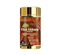 Vitaminnica Vita Ashwa 500mg for Men and Women- Increases Energy, Reduces Stress & Anxiety- Known as Ashwagandha High Strength Organic | 60 Vegan Capsules