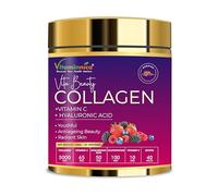 Vitaminnica Vita Beauty Collagen Powder | Type I & III Collagen with Hyaluronic Acid, Biotin, Zinc, & Vitamin C | Supports Skin, Hair, Nails & Joints | 30 Servings (Berries)