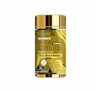 Vitaminnica Vita Gingko Biloba 5X High Strength 25000mg | Vegan Supplement | Cognitive Support, Memory, Focus & Circulation | 60 Capsules