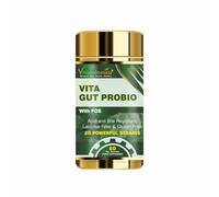 Vitaminnica Vita Gut Probio - Natural Gut Balance Supplement with Digestive Health and Immune Support | 20 Powerful Strains | 60 Capsules