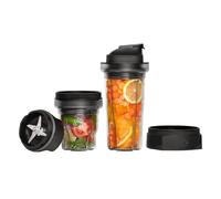 Vitamix Blending Cup and Bowl Starter Kit with SELF-DETECT Technology | Personal Blending, Smoothies to Baby Food, Dishwasher-Safe 20oz Cup, 8oz Bowl, Blade Base, SELF-DETECT Adapter, Travel Lid