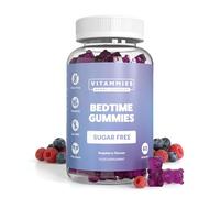 Vitammies Sleep Gummies for Adults | 5HTP Bedtime Gummies with Magnesium Chamomile Valerian | Sugar Free Vegan Sleep Aid Gummies | Mixed Berry | 60 Count