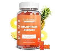 Vitammies Vegan Multivitamin Gummies for Women & Men | 3 Months Supply | 18 Multivitamins & Minerals | 90 Vitamin Gummies | Vitamin C, A, D, B, Biotin & Zinc | Chewable Vitamins for Adults