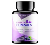 VITANIQ 500mg Gummy | Stronger | Longer | Harder | Performance | Extra Strength Enhancing Gummies, Stamina Endurance Booster Supplement for Men | 10 Ginseng Gummy