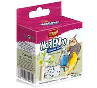 Vitapol Wapienko Bird Calcium Block - Natural Supplement for Beak Health & Eggshell Strength - Twin Pack - Hanging Mineral Block for Parrots, Budgies & Small Birds (12x, Nigella Seeds, 210g)