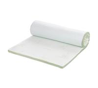 Vitapur Aloe Vera Topper - 80 x 200 cm, 4 cm Orthopaedic Pyramid Foam, Aloe Vera Aromatherapy, Removable Cover, Mattress Topper, Mattress Topper