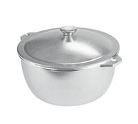 VITASUNHOW Cast Aluminum Dutch Oven Pot - Large Capacity, Coating-Free, Even Heat & Fast Cooking - Induction Compatible for Searing, Stews, Rice, Pilaf & Paella (13L)