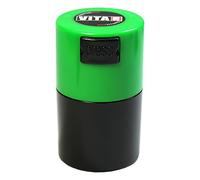 VitaVac 0.06L Airtight Vacuum Container (5-20g) - Portable Pill and Vitamin Storage - BPA-Free (Light Green)