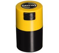 VitaVac 0.06L Airtight Vacuum Container (5-20g) - Portable Pill and Vitamin Storage - BPA-Free (Yellow)
