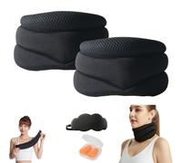 Vitavix Neck Support for Snoring Sleep Apnea, Necksupport - Never Snore Again, Ergonomic Snoring Relief, Adjustable Breathable Comfort, Neck Support Pillows for Sleeping, Travel, Car(2PCS)
