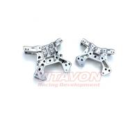 Vitavon CNC Aluminium 7075 Front Rear Shock Tower 1/5 Arrma Kraton 8S Silver VITARA320476/75