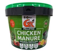 6X 8 kg Pelleted Chicken Manure Organic Fertiliser