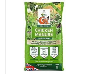 Vitax 6X Pelleted Poultry Manure Fertiliser 20kg