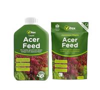 Vitax Acer Feed Granular And Liquid Nutrient Mix For Healthy Japanese Maples 0.9Kg Pouch And 1L Liquid Bottle