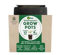 Vitax Biodegradable Grow Pots (12x9cm Square Pots) X 4