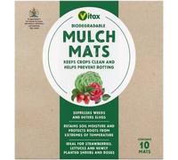 Vitax Biodegradable Mulch Mats For Strawberries Shrubs Plants & Roses Pack Of 10