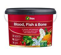 Vitax Blood Fish And Bone 10Kg Natural All Purpose Feed For Strong Root Growth Flowers And Fruits