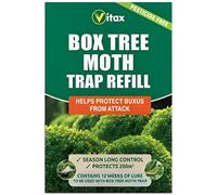 Vitax Box Tree Moth Trap And Refill Pack 2 For Monitoring And Catching Box Tree Moths Protects Buxus Hedges And Topiary