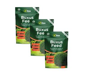 Vitax Buxus Feed 3x 1kg Fertiliser for Box Hedges & Evergreens