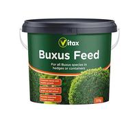 Vitax Buxus Feed - Specialist Fertiliser for Healthy Buxus Growth | Prevents Box Blight, Nutrient Deficiency & Pests | Promotes Vibrant Green Foliage & Strong Root Development (Buxus Feed 5kg Tub)