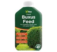 Vitax Buxus Liquid Feed 1 Litre - Concentrated Fertiliser for Box Hedges, Topiary and Container Buxus - Greener Leaves, Dense Compact Growth and Improved Disease Resistance - Makes 225 Litres