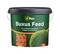 Vitax Buxus Feed, Suitable For Hedges & Containers, Extended Nitrogen Release, Promotes Healthy Growth: 5Kg Tub