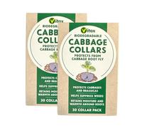 Vitax Cabbage Collars 30pcs x2 for Plant Protection